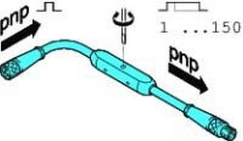 Di-soric Sensor-Aktor-Adapter 202858 in Blau - Bild 1