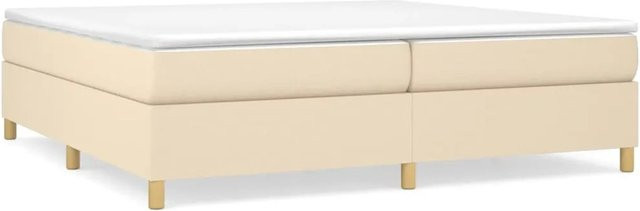 vidaXL Boxspringbett in Beige aus Stoff mit B/T: 200 x 200 cm - Bild 1
