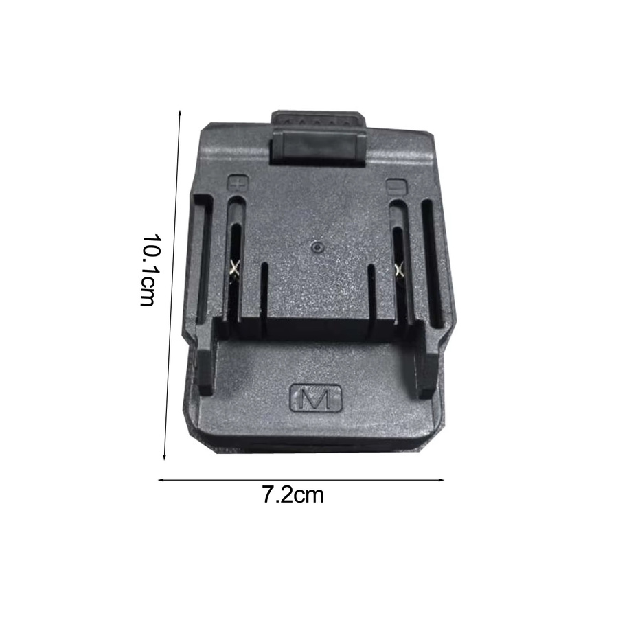 Vibratite Batterie Adapter Konverter für Li-Ion Akkus BL1830 BL1840 BL1850 passend für Dayi A3 2106 Power Tools in Schwarz - Bild 3