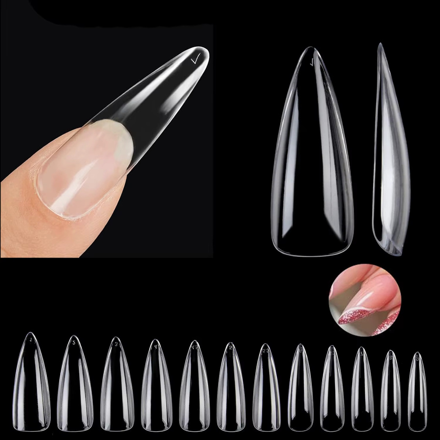 ARTAUG Gel-Nageltips Mandel-Form, Klar, 240 Stück - Bild 2