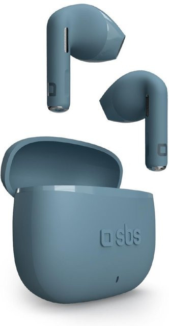 SBS Semi-in-Ear TWS Bluetooth Ohrhörer in Petrol Grün - Bild 1