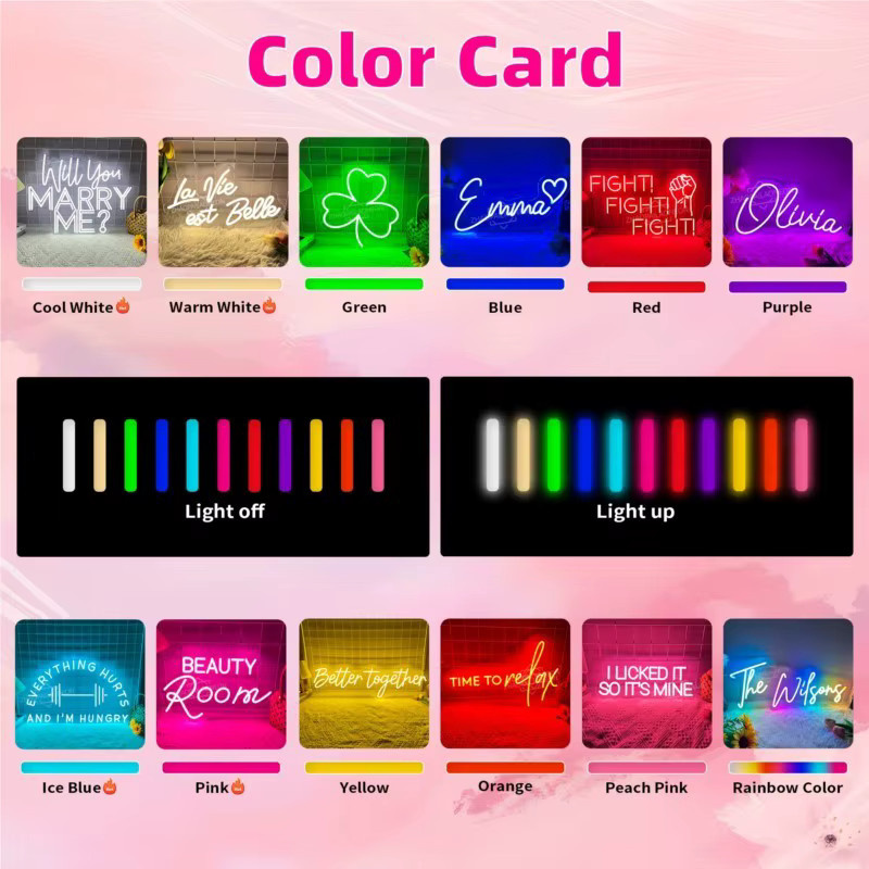 ZHAOPAILAO Neon-Schild mit individuellem Namen für Kinder und Fußball als personalisierte LED-Leuchte zur Dekoration des Kinderzimmers - Bild 3