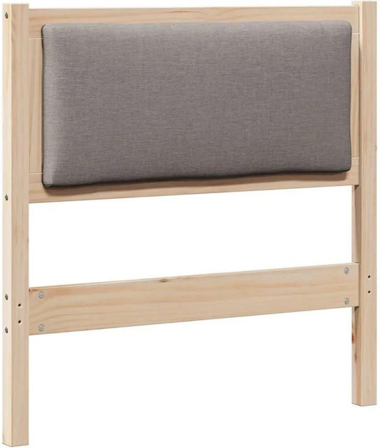 vidaXL Kopfteil aus Massivholz Kiefer in Braun, minimalistisches Design für dein Schlafzimmer - Bild 1