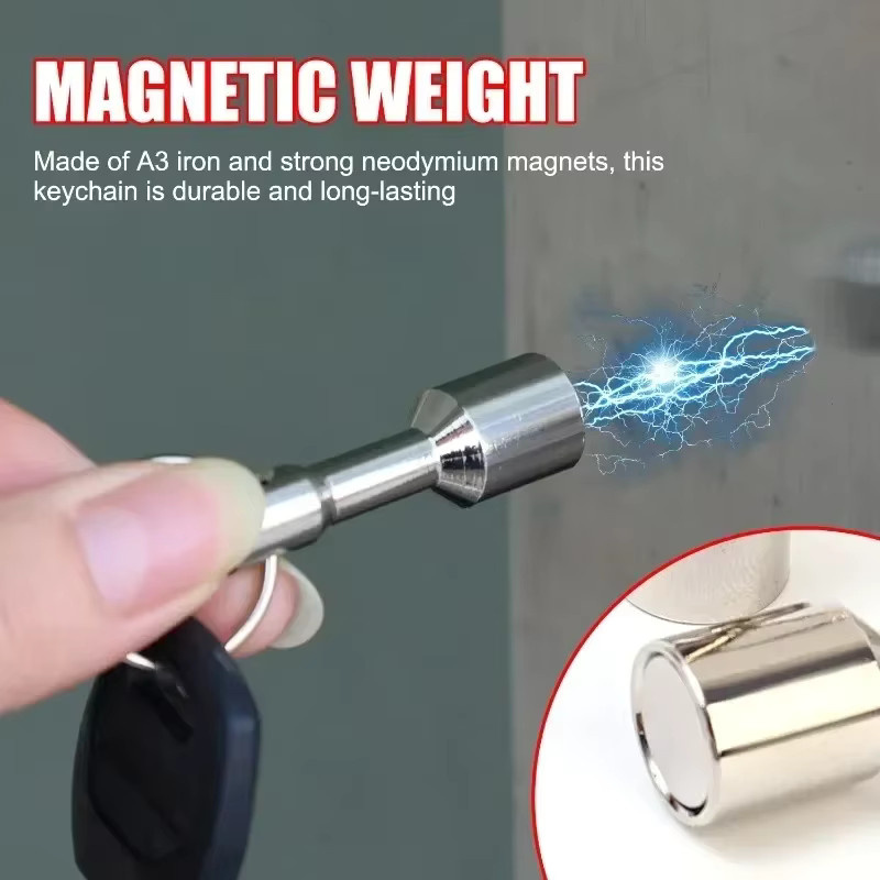 Mognot Magnetischer Schlüsselanhänger aus Metall für Autoschlüssel und Outdoor-Werkzeuge - Bild 2