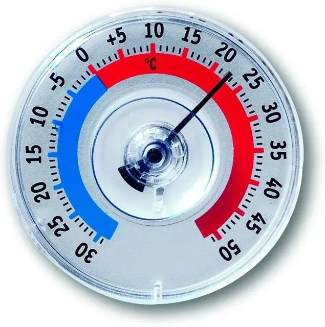 TFA Fenster-Thermometer Twatcher in Weiß (Breite: 8,0 cm, Tiefe: 8,0 cm) - Bild 1