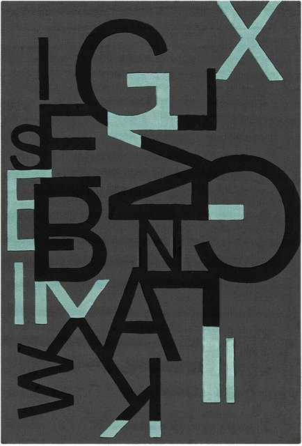 Arte Espina Kurzflorteppich Sam 4161 Schwarz/Grau B/L: 170 x 240 cm - Bild 1