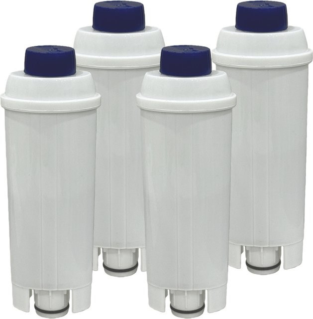 Ersatz-Wasserfilter für DeLonghi DLSC002, kompatibel mit ECAM, ESAM, ETAM und BCO Kaffeemaschinen, Farbe: Weiß, 1/2/3/4/6er-Pack - Bild 1