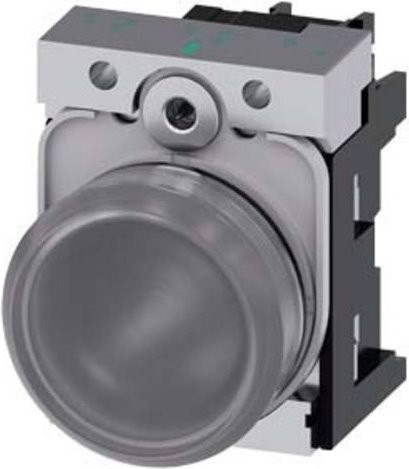 Siemens Leuchtmelder 3SU1156-6AA70-1AA0 transparent aus Metall - Bild 1