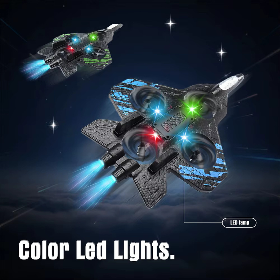 ANTSIR RC Flugzeug, Schaumstoff, mit LED-Leuchten, Stuntgleiter - Bild 2