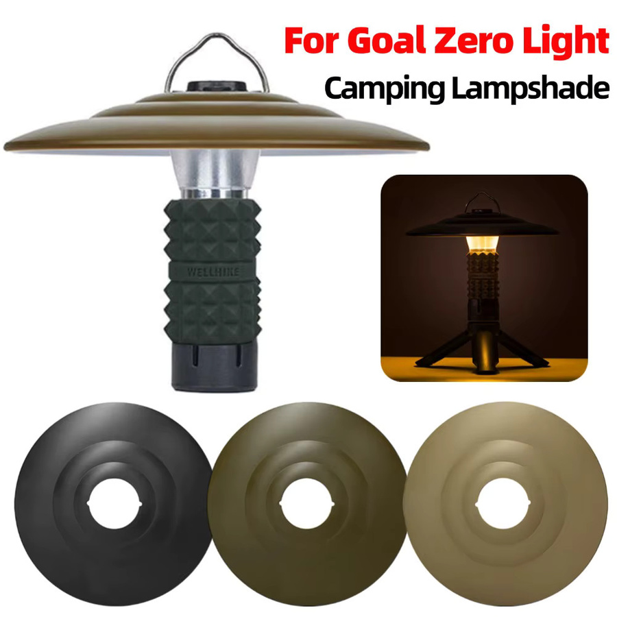 Vintage Camping Lampe Abdeckung für Goal Zero, Lampenschirm aus ABS in Schwarz, Outdoor Zubehör für Wandern und Angeln - Bild 2