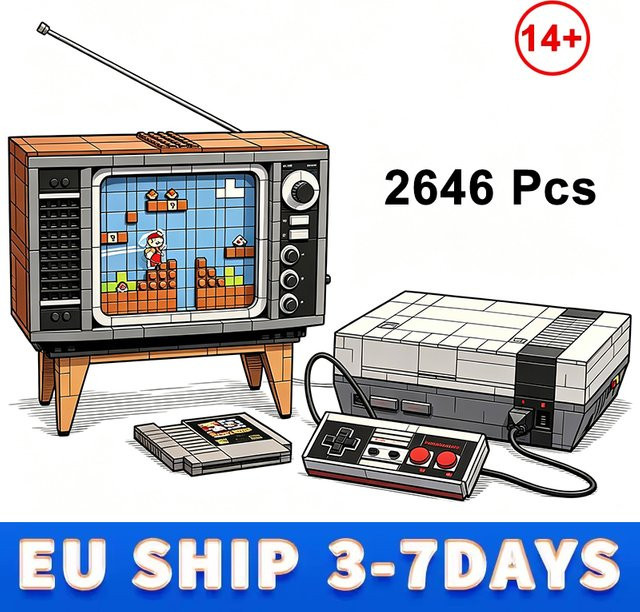 TEOK Ideas Super NES TV-Spiel, Bausteine, 2646 Teile, ab 14 Jahren - Bild 1