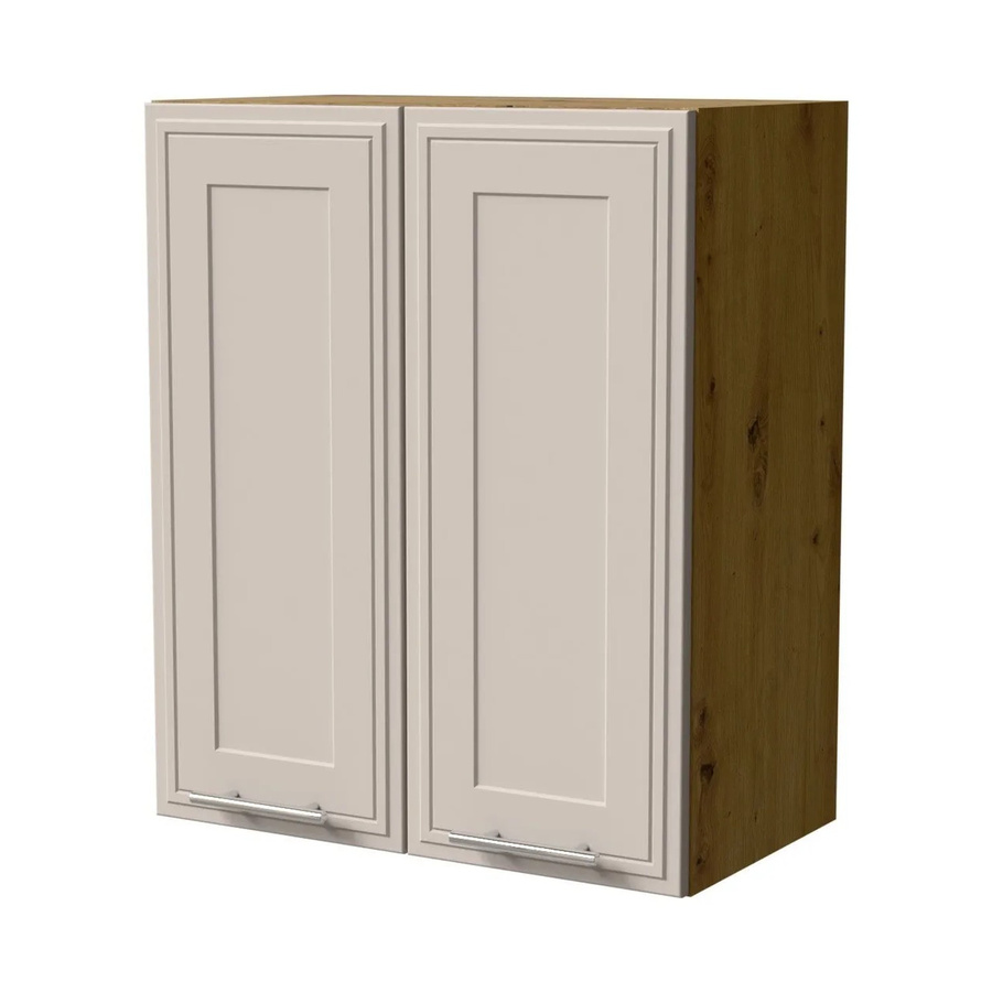 Feldmann-Wohnen Hängeschrank Salo W3/60 in Eiche Artisan und Kaschmir Matt mit Kassettenfronten, B/T/H: 60 x 32,5 x 72 cm - Bild 2