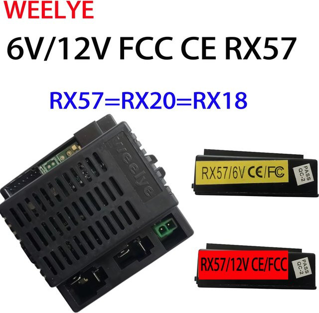 Weelye RX57 RX20 Kinder-Elektroauto, mit Fernbedienung, Bluetooth-Empfänger - Bild 1