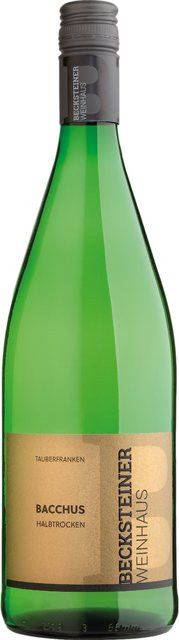 Becksteiner Winzer Bacchus Weißwein, Baden, halbtrocken, 2024, 1 l - Bild 1