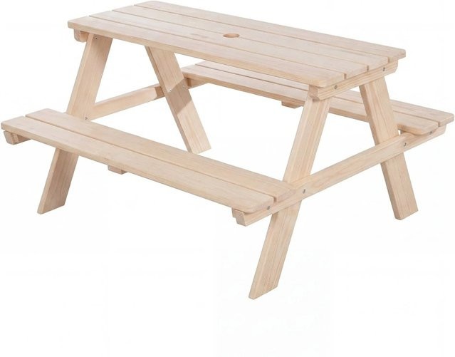Roba Kindersitzgarnitur Outdoor+ aus Massivholz in Natur - Bild 3