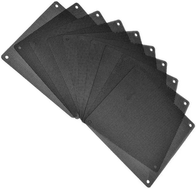 OUYUANSU PC Staubfilter aus PVC in Schwarz für Computer Lüfter, B/T/H: 12 x 8 x 6 cm - Bild 1