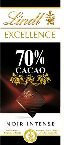 Lindt Excellence 70 % Cacao Noir Schokoladentafel 100 g - Bild 1