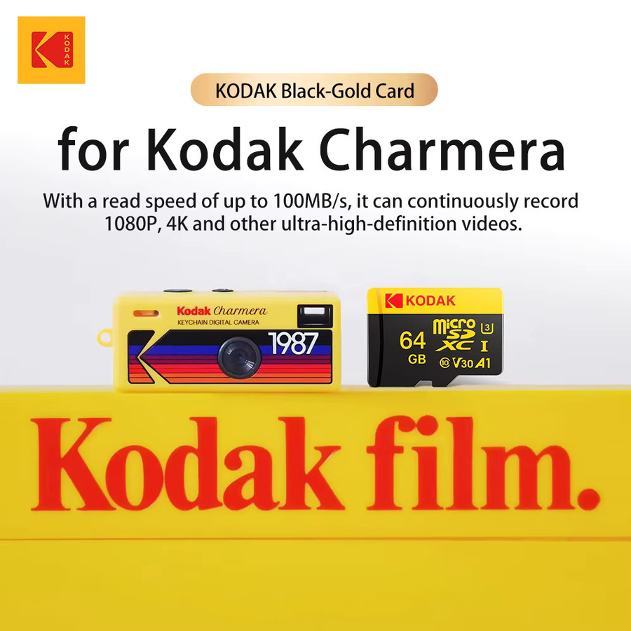 Kodak Micro-SD-Speicherkarte mit Adapter, Class 10 U3 TF-Karte für Digitalkameras - Bild 2