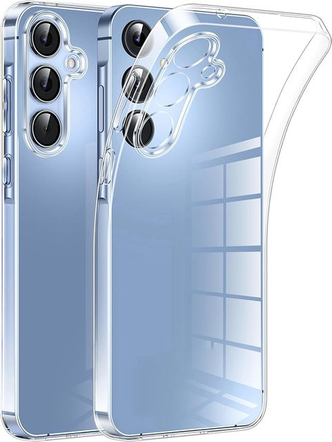 Transparente Silikon-Handyhülle für Samsung Galaxy A-Serie (A05 bis A56) Ultradünne Schutzhülle in Transparent - Bild 1