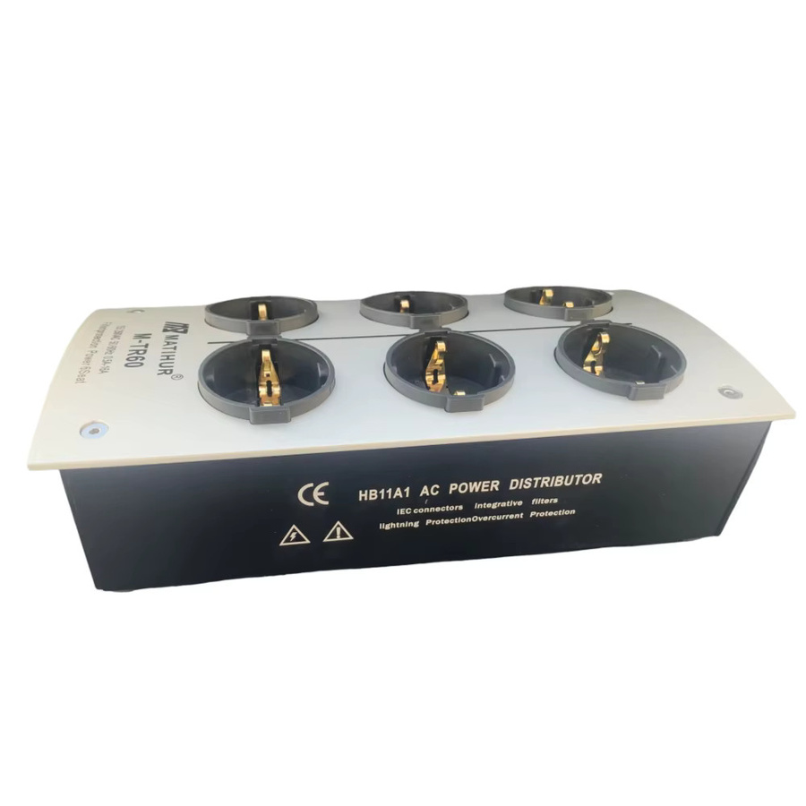 MATIHUR M-TR60 HiFi AC Power Filter mit Rauschunterdrückung und Überspannungsschutz für Audio-Verstärker, EU-Stecker - Bild 2