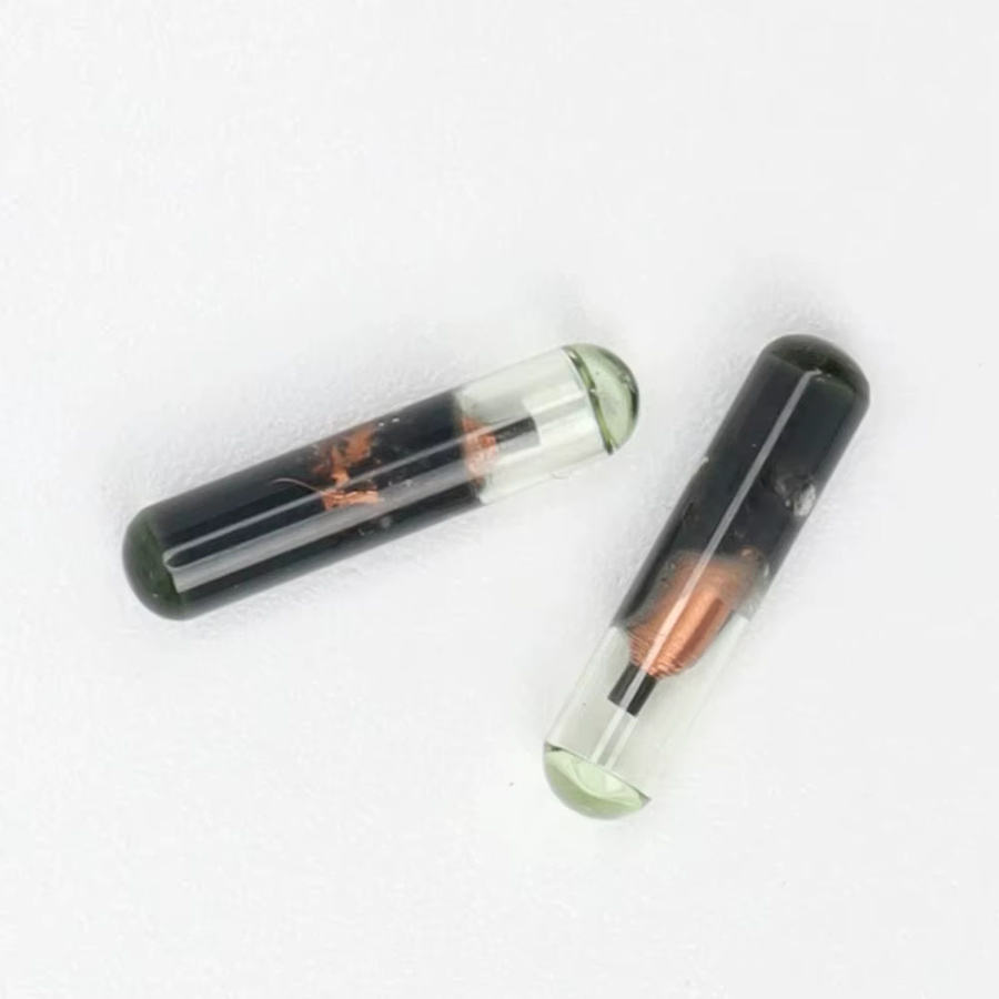 10 Stück Wilongda ID48 Glaschip Auto Transponder Chip für VW Audi Skoda Honda Autoschlüssel transparent - Bild 2