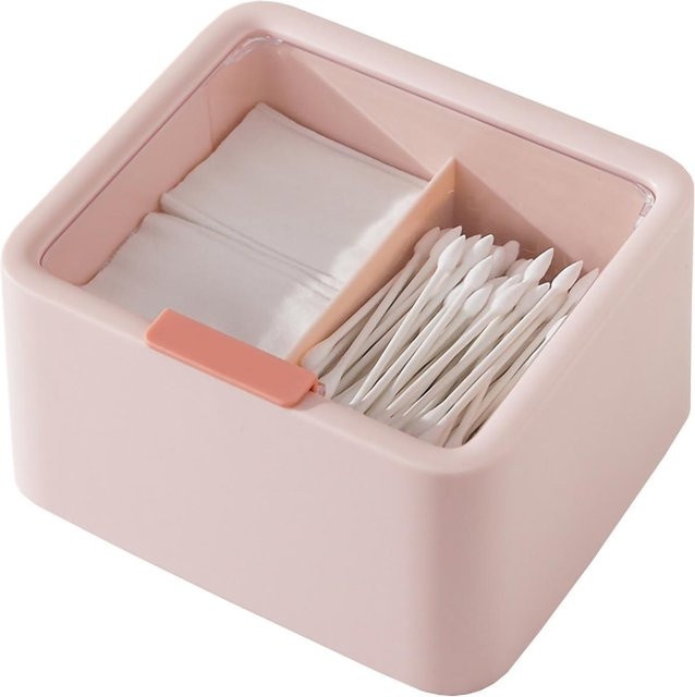 OutsideWorld Kosmetikaufbewahrungsbox Kunststoff, Rosa, mit Deckel - Bild 1