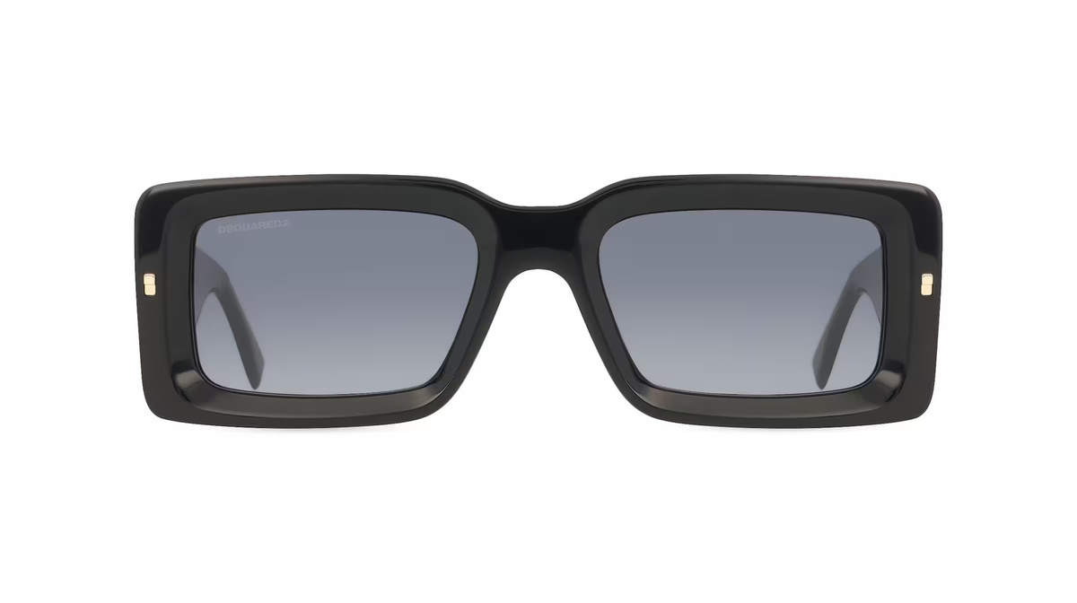 Dsquared2 207424 Sonnenbrille Vollrand, Eckig, Acetat, schwarz, Herren - Bild 1