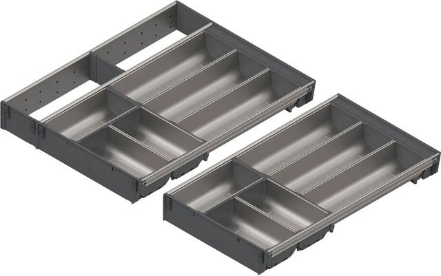 Blum Orga-Line Besteckeinsatz Schalen-Set Grau für Korpusbreite 901-999 mm und Nennlänge 500 mm - Bild 1