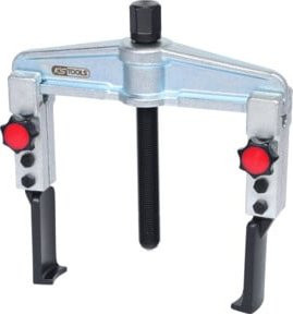KS Tools Schnellspann-Universal-Abzieher 2-armig mit schlanken und verlängerten Haken in Silber - Bild 1