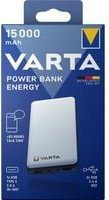 Varta Energy Powerbank 15000 mAh mit USB-C, Micro USB und USB-A in Weiß/Schwarz - Bild 2
