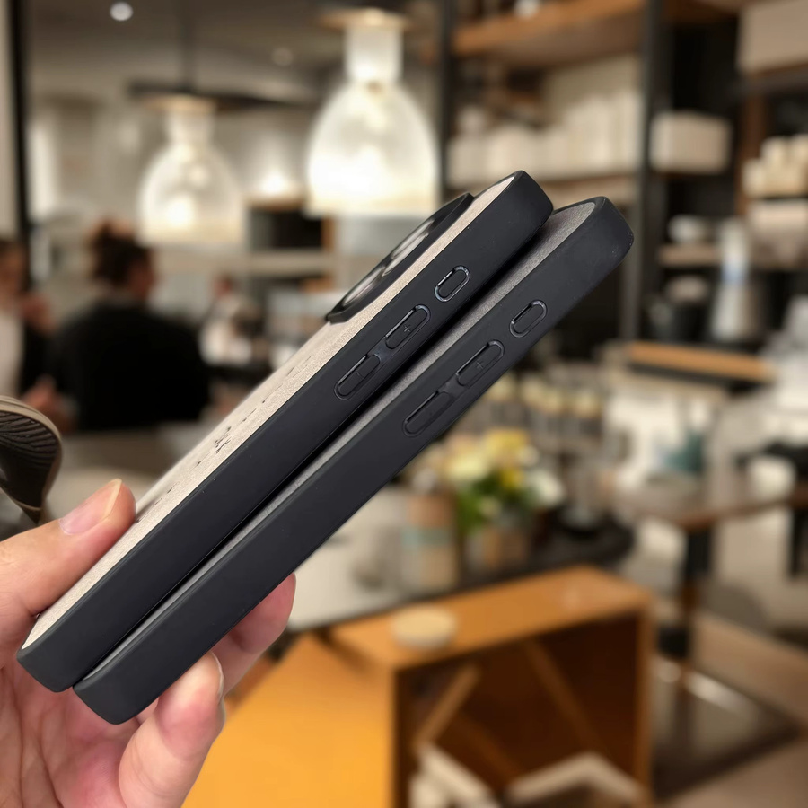VNTK Streetwear Hiphop Handyhülle aus Mikrofaser Leder für iPhone 17 16 15 14 13 12 11 Pro Max Plus - Bild 2