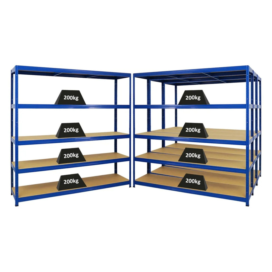 PROREGAL Schwerlastregal Giant Elephant Set aus 4 Einheiten, Blau, H x B x T: 180 x 180 x 45 cm - Bild 2