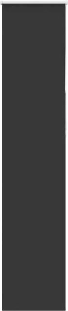 vidaXL Verdunkelungsrollo Schwarz aus Polyester, Breite: 45 cm, Höhe: 210 cm - Bild 1