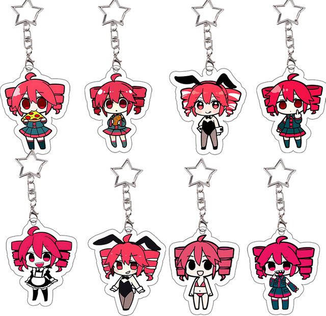 Bandai Miku Kasane Teto Acryl-Schlüsselanhänger, 8er-Set, Bunt / Mehrfarbig - Bild 1
