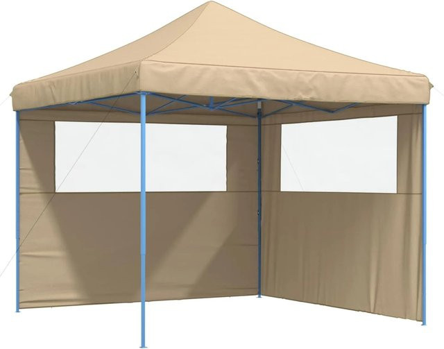 vidaXL Party-Zelt aus Oxford-Stoff und PVC in Beige, B/T/H: 292 x 292 x 315 cm - Bild 1