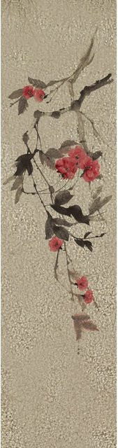 Marburg Vliestapete Blumen Crushed-Optik Modern in Gold, Breite: 70 cm, Länge: 270 cm - Bild 1