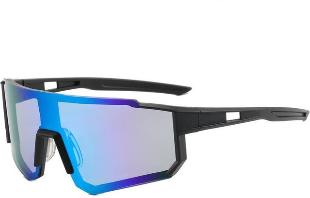 Binchi Outdoor Equipment Sportsonnenbrille, quadratisch, Unisex, grau, Kunststoff - Bild 1