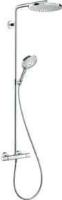 Hansgrohe Showerpipe Raindance S 2jet Duschsystem mit Regendusche und Handbrause in Chrom - Bild 1