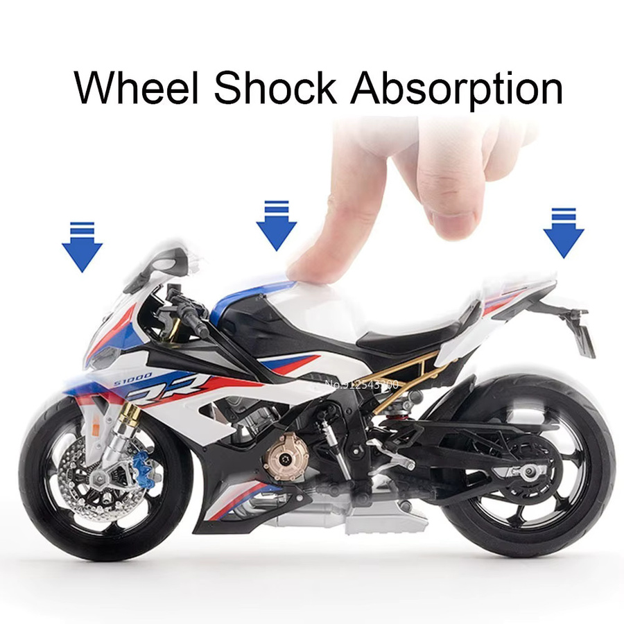 RMZ city Honda CBR1000 S1000RR Motorradmodell, Maßstab 1:9, Rot, Bunt / Mehrfarbig - Bild 4