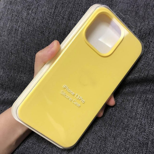 Stoßfeste Silikonhülle für Apple iPhone in Gelb - Bild 1