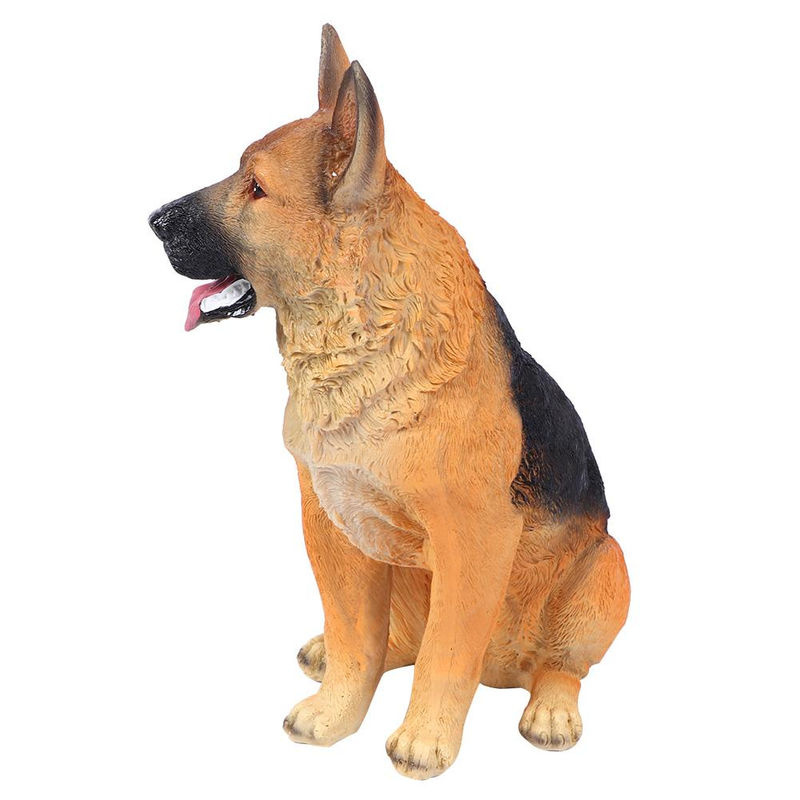 Neoglint Hund Figur aus Kunstharz als mehrfarbige Garten Dekoration für Balkon und Landschaft - Bild 6