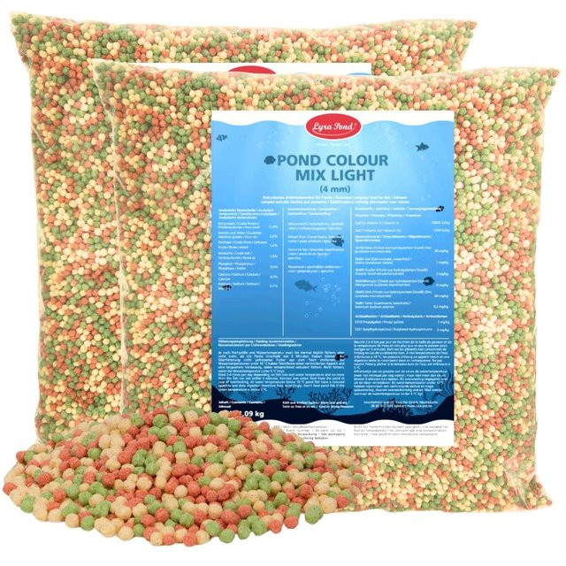 Lyra Pet Lyra Pond Colour Mix Light Fischfutter, 2 x 1,09 kg - Bild 1