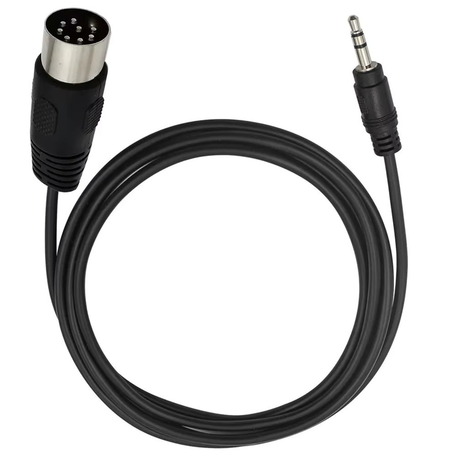 BSN Audio-Adapterkabel DIN 8-Pin auf 3,5mm Klinke in Schwarz - Bild 3