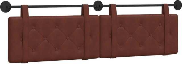 vidaXL Polsterpaneel zum Aufhängen in Glänzend Braun, B/H/T: 190 x 55 x 5 cm - Bild 1
