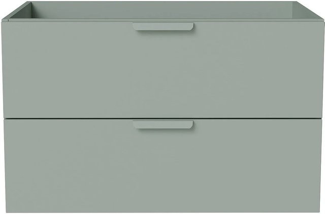 Waschbeckenunterschrank AVORELI in Grün, Breite: 80 cm, Tiefe: 46 cm, Höhe: 50 cm - Bild 1