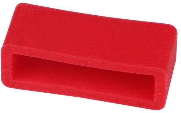Uhrenarmband-Reifen Silikon, 12 mm, rot, Unisex - Bild 1