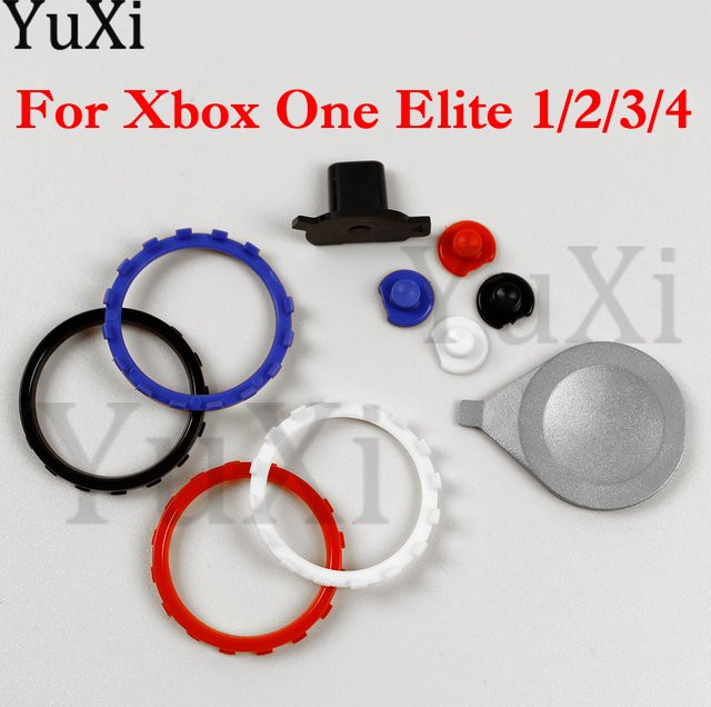 YuXi Thumbstick Joystick Akzent Ringe für Xbox One Elite Serie 1 2 3 4 in Schwarz - Bild 1