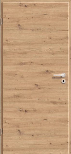 Zimmertür GetaDoor Artis Eiche Braun Modern Anschlag Links H: 198,5 cm, B: 86 cm, T: 39 cm - Bild 1
