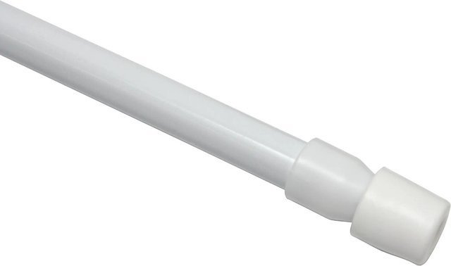 Gardinia Klemmstange aus Metall in Weiß, 2er Pack, Durchmesser: 6/8 mm, Länge: 35 cm bis 45 cm - Bild 1