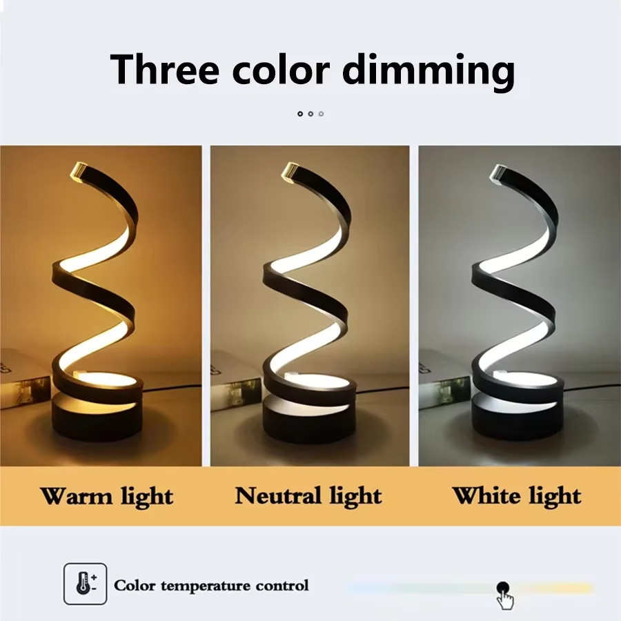 GGBEE LED Schreibtischlampe in Schlangenform mit USB-Anschluss, dimmbar, Weiß oder RGB - Bild 3